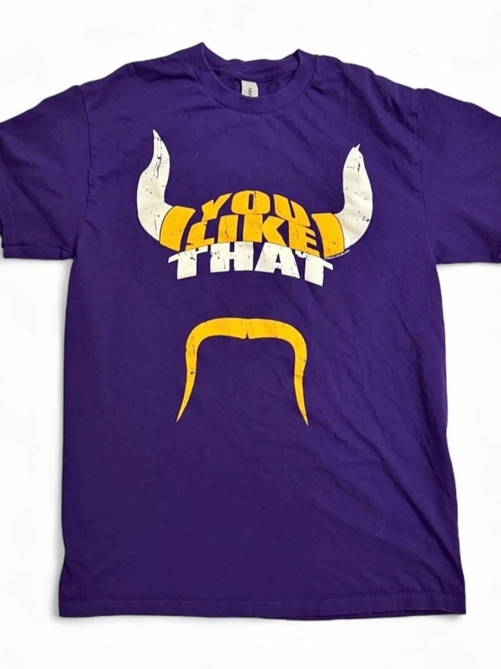 Gildan You Like That Vikings Graphic T-Shirt Purple Graphic Tee